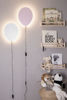 Bild på Balloon Vägglampa puderrosa