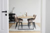Bild på BROOKLYN matbord 220x95 ek/U-ben svart met