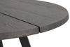 Bild på Fred matbord runt 160 mörkbrun ek/svart