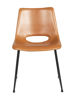 Bild på MANNING stol cognac konstläder/svarta ben