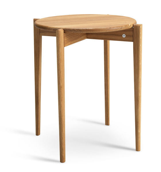 Bild på TILIA Fåtöljbord Ø43 H55 oljad ek