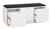 Bild på CONFETTI Bänk 3L vit/svart tyg