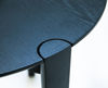 Bild på SPIGO Soffbord runt 90cm i svartlackad ek faner utan underhylla