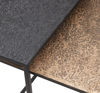 Bild på SOHO Soffbord 2-del metallfärg yta svart/mässing 90x60/55x55
