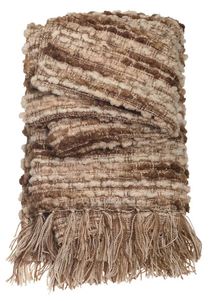 Bild på ROXIE Pläd beige 170x130cm 80% polyester/ 20% akryl 30 grader fintvätt