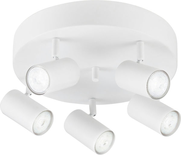 Bild på HEMSE Tak spotlight (5st) metall vit E113343