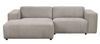 Bild på WILLARD 3-sits soffa med schäslong V beige tyg (k1)