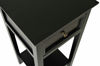 Bild på BRISCOE Sängbord 1 lådig Antik Svart h75, monterad., lackad furu/mdf