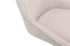 Bild på PARTIDA Barstol m trumpetfot & gaslift, tyg Belfast 23 light beige/svart metall, SH63,5-84cm