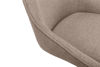 Bild på PARTIDA Barstol m trumpetfot & gaslift, tyg Belfast 04 brun/svart metall, SH63,5-84cm