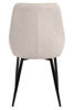 Bild på PARTIDA Matstol FAST, tyg Belfast 23 light beige/svart metall