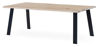 Bild på EXXET matbord 210 cm vitoljad ek, svart utställda ben