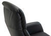 Bild på DENTON Reclinerfåtölj el LARGE läder Soleda/spalt 441 black, fot Polaris A6 krom