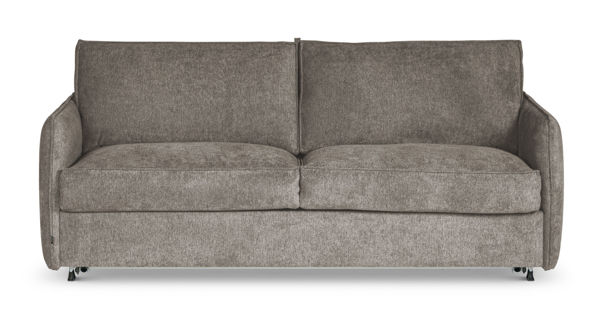 Bild på DARLING Bäddsoffa 3-sits BM160cm tyg Sense 4010 mörkbrun BM160