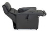 Bild på CAESAR PLUS Reclinerfåtölj 2 motor LiftUp Large läder Soleda/skai 441 svart m värme & elman.nacke