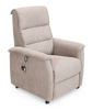 Bild på CAESAR Reclinerfåtölj 2 motor LiftUp Medium tyg Brego 3591 light brown