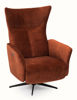 Bild på MIAMI Reclinerfåtölj m inbyggd pall elman. tyg Adore 3156 copper, fot D2 svart