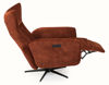 Bild på MIAMI Reclinerfåtölj m inbyggd pall elman. tyg Adore 3156 copper, fot D2 svart