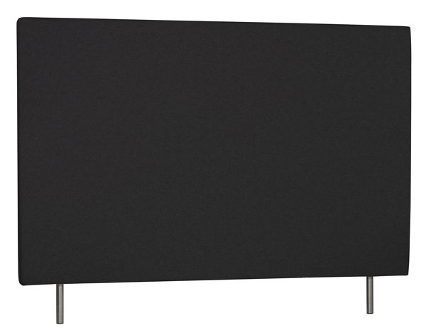 Bild på WENDELA Huvudgavel SLÄT 180x8 höjd 117 tyg mörkgrå