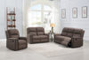 Bild på STALLONE Reclinerfåtölj tyg brun, manuell recliner., sitthöjd 48, sittdjup 55, sittbredd 49 cm