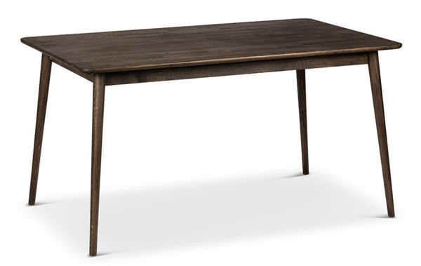 Bild på CIELO Matbord 140x90 H75cm massiv rökoljad ek