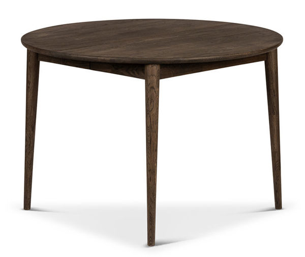 Bild på CIELO Matbord Ø110+40 H75cm massiv rökoljad ek