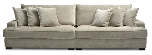 Bild på CARISSA Soffa 4S 297cm tyg Cremona 14 beige