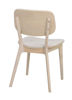 Bild på BARRETT Stol vitpigmenterad ek/ljusbeige tyg