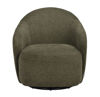 Bild på CHAPELTOWN Fåtölj grönt tyg snurr