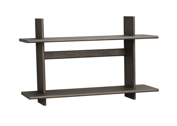 Bild på WESTLOCK Vägghylla 75x48 brun ek