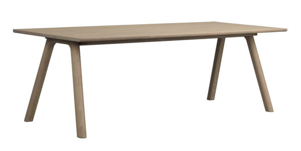 Bild på CLAPPERTON Matbord 220x95 sandfärgad ek