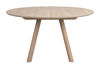 Bild på CLAPPERTON Matbord runt Ø140 vitpigmenterad ek